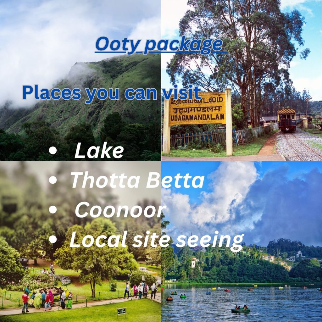 ooty Tour package in Madurai